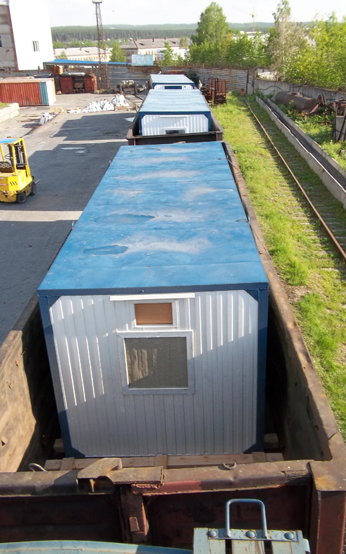 Перевозки мобильных зданий, вагон-домов