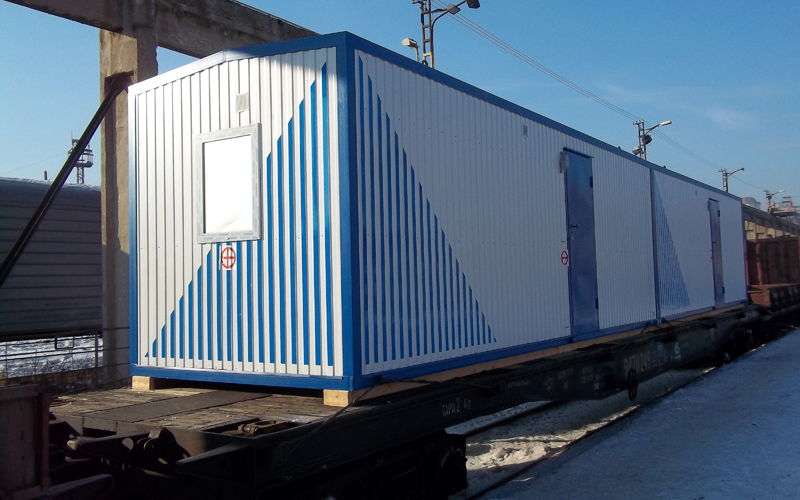 Перевозки мобильных зданий, вагон-домов