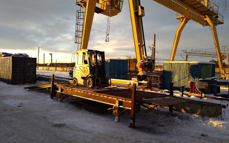 Погрузочная эстакада запущена в работу