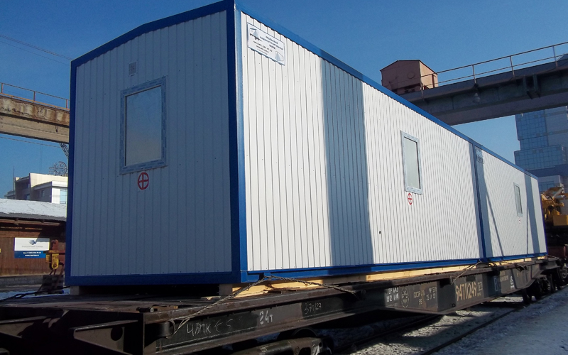 Перевозки мобильных зданий, вагон-домов